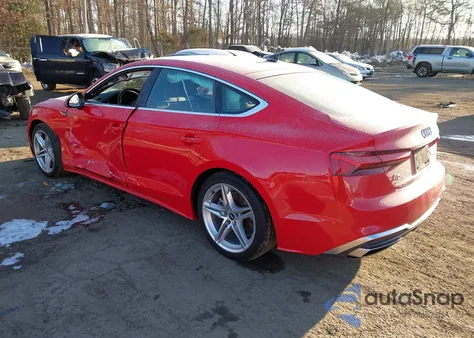 2021 Audi A5 Sportback Premium Plus 45 Tfsi Quattro S Tronic z USA, uszkodzony, nr VIN WAUFACF53MA062727